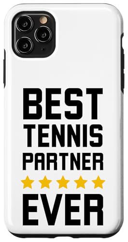 Hülle für iPhone 11 Pro Max Bester Tennispartner aller Zeiten Tennis-Freund Wertschätzung von World's greatest partner Apparel co.