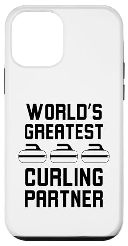 Hülle für iPhone 12 mini Lustiger Curling-Partner der Welt von World's greatest partner Apparel co.