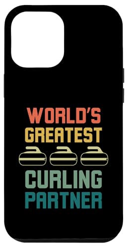 Hülle für iPhone 13 Pro Max Der beste Curling-Partner der Retro-Welt, lustiger Curling-Spieler von World's greatest partner Apparel co.