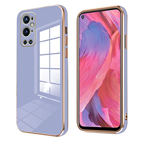 Wousunly Kompatibel mit OnePlus 9 Pro Hülle TPU Silikon Ultra Dünn Handyhülle OnePlus 9 Pro Kratzfeste Stoßfesten Schutzhülle (Lavendelgrau) von Wousunly