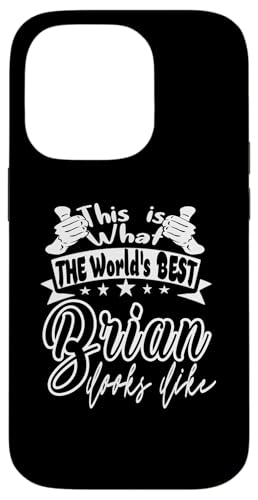 Hülle für iPhone 14 Pro Brian So sieht der weltbeste Brian aus von Wowtastic!