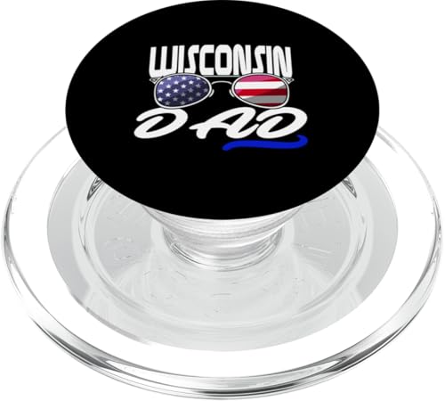 Wisconsin-Vater für Wisconsin-Vater PopSockets PopGrip für MagSafe von Wowtastic!