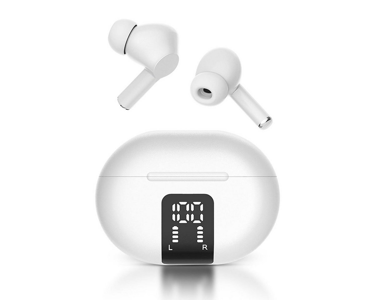 Woyax Pro Bluetooth Kopfhörer mit Indicateur LED, HiFi Stereoklang In-Ear-Kopfhörer (HD 4 Mikrofon ENC, IPX5 Wasserdicht) von Woyax