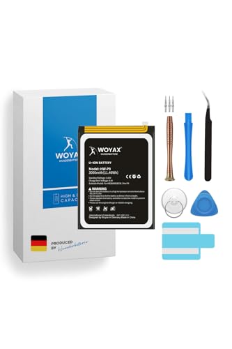 Woyax Wunderbatterie® Akku für Huawei P9, 3000 mAh Hohe Kapazität Ersatzakku / P9 Lite / P10 Lite / P20 Lite / G9 / Honor 8 / Nova3E / Nova Lite/ HB366481ECW von Woyax