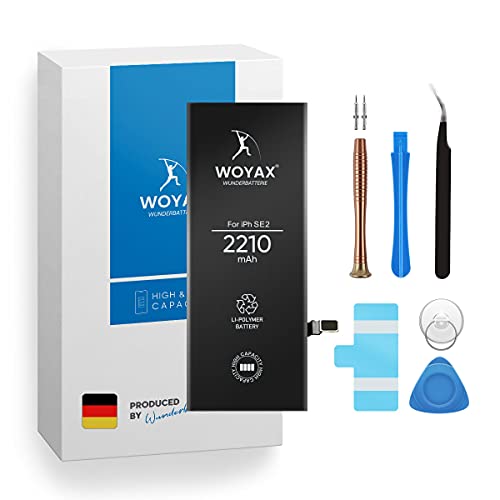 Woyax Wunderbatterie® Akku für iPhone SE 2020 2.Generation | 2210mAh hohe Kapazität, Kompatibel mit iPhone SE 2020 ohne Dichtung von Woyax