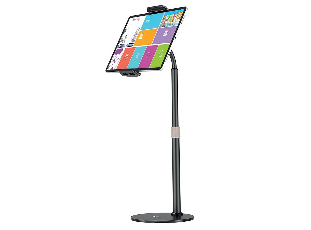 Wozinsky Ständer für Tablet und Telefon auf dem Schreibtisch Schwarz (WTHBK4) Tablet-Ständer von Wozinsky