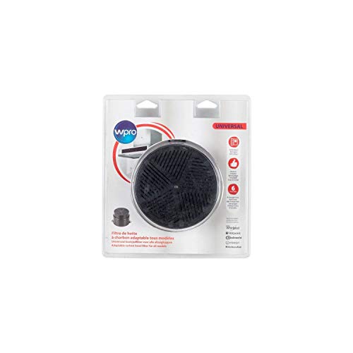 WPRO UNF001 Filtre de hotte a charbon universel (adaptable tous modeles) - Diametre 153 mm - Auto-extinguible von Whirlpool