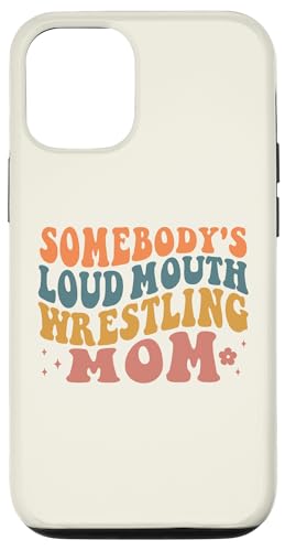 Hülle für iPhone 12/12 Pro Wrestling Mama Lustiger Wrestler Mama Support Loud Mouth von Wrestling Apparel and Gifts HHWCo.