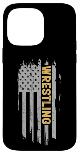 Hülle für iPhone 14 Pro Max Wrestling Amerikanische Flagge Wrestler USA von Wrestling Apparel and Gifts HHWCo.