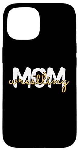 Hülle für iPhone 15 Wrestling Mama Wrestler Mama Support von Wrestling Apparel and Gifts HHWCo.