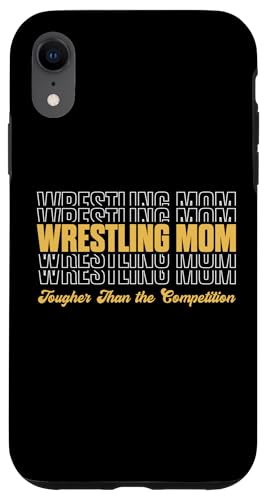 Hülle für iPhone XR Wrestling Mom Wrestler Mama Support Athlet von Wrestling Apparel and Gifts HHWCo.