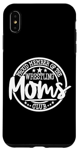 Hülle für iPhone XS Max Wrestling Mama Wrestler Proud Mama Support von Wrestling Apparel and Gifts HHWCo.