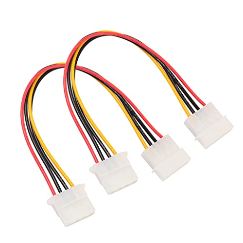 Wsdsgz 20 Cm 0 66 Fuß Computer Molex 4 Pin Männlich Bis Diskette 4 Pin Weibchen Kabel Für Persönliches PC IDE Stromverlängerungskabel 2PCs von Wsdsgz