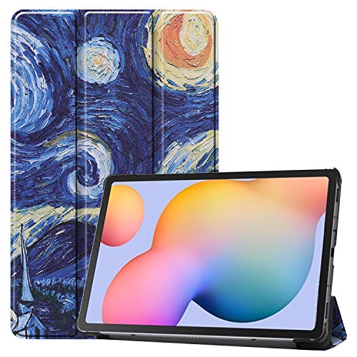 Wuzixi Hülle für Samsung Galaxy Tab S6 Lite, PU Leder Flip Schutzhülle Case Tasche mit Ständerfunktion, Auto Sleep/Wake Funktion, Schutzhülle für Samsung Galaxy Tab S6 Lite. von Wuzixi