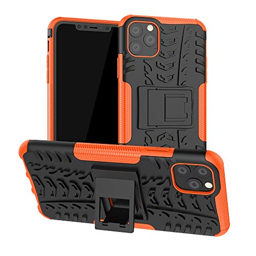 Wuzixi Hülle für iPhone 11 Pro. Mit Ständer, Schützt Vor Stößen und Schlägen Outdoor Schutzhülle, Schutzhülle für iPhone 11 Pro.Orange von Wuzixi