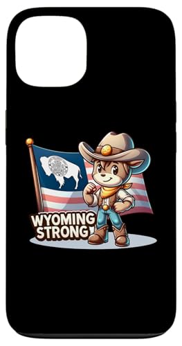 Hülle für iPhone 13 Wyoming Strong – Amerikanische Flagge – Cute Wyoming Strong von Wyoming Strong Merch and Gifts