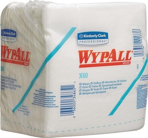 Wypall Wischtuch X60 6034 L310xB320ca.mm weiß 1-lagig 12 Btl.à 76 Tü. von Wypall