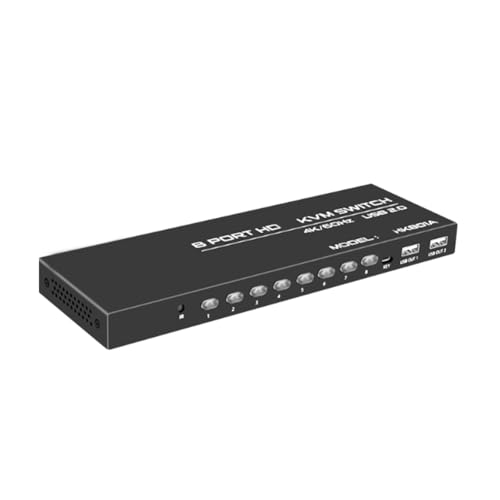 Wzxksoac 4K HD Acht in Eins Aus 1080P Volles HD Audio-Video-Verteiler-Konverter 8 Hosts Teilen Sich EIN Set Aus Tastatur, Maus und Monitor für DVD-Spiel Laptop-PC zu 8 TV-Monitoren Wzxksoac 4K HD Acht in Eins Aus 1080P Volles HD Audio-Video-Verteiler-Konverter 8 Hosts Teilen Sich EIN Set Aus Tastatur, Maus und Monitor für DVD-Spiel Laptop-PC zu 8 TV-Monitoren von Wzxksoac