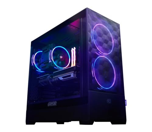 G4M3R® Hero Gaming-PC Desktop | Intel Core i7-14700F | GeForce RTX 4070 | 64GB RAM 6000 MHz | 2TB SSD M.2 | Custom-Luftkühlung | ARGB-LED-Beleuchtung | Intel B760 | Wi-Fi | Windows 11 Home von X-KOM G4M3R