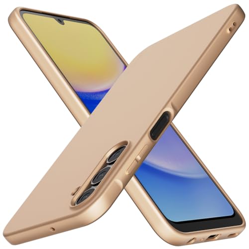 X-level für Samsung Galaxy A25 5G Hülle, [Guardian Serie] Soft Flex TPU Case Ultradünn Handyhülle Silikon Bumper Cover Tasche Schutzhülle für Samsung A25 5G - Gold von X-level