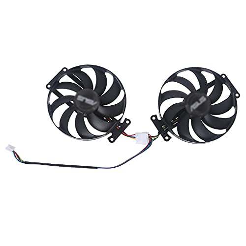 Lüfter 88 mm für 12 V Heizkörper T129215SU 4-polig, 12 V, 0,5 A, Ersatz für GTX1650/S 2070 Kühler von XAGMODSHN