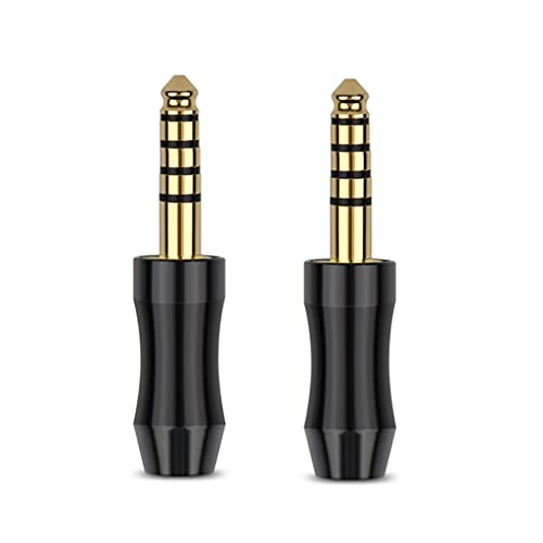 XAGMODSHN 5 x Stereo-Kopfhörerstecker, symmetrisch, HiFi, 2 Stück, professioneller 4,4-mm-Kopfhörer-Stecker von XAGMODSHN