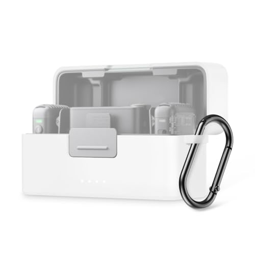 XAGMODSHN Silikon Schutzhülle für Mic 2 Wireless Mikrofon Box Sleeve mit Karabinerhaken Schwarz/Weiß XAGMODSHN Silikon Schutzhülle für Mic 2 Wireless Mikrofon Box Sleeve mit Karabinerhaken Schwarz/Weiß von XAGMODSHN