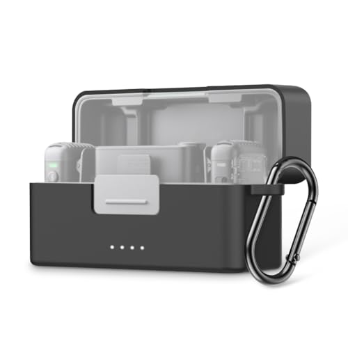 XAGMODSHN Silikon Schutzhülle für Mic 2 Wireless Mikrofon Box Sleeve mit Karabinerhaken Schwarz/Weiß XAGMODSHN Silikon Schutzhülle für Mic 2 Wireless Mikrofon Box Sleeve mit Karabinerhaken Schwarz/Weiß von XAGMODSHN