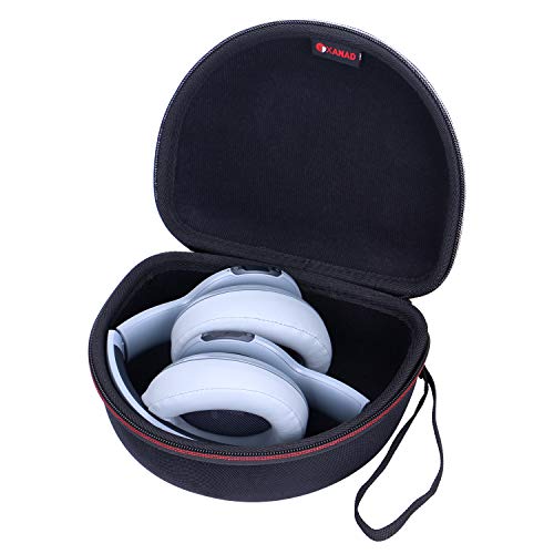 XANAD Hart Reise Tragen Tasche für Beats Solos3 / Beats Studio Pro/JBL Live 670 NC/JBL Live 460NC Kabellose Bluetooth On-Ear Noise Cancelling Kopfhörer - Schutz Hülle (Schwarz) von XANAD