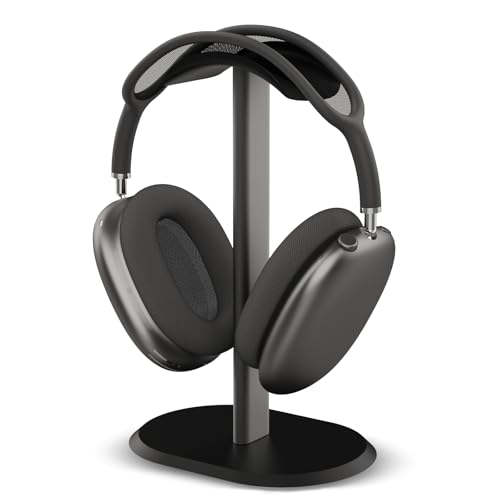 XANAD Kopfhörer-Headset-Ständer für Schreibtisch, Kopfhörer-Halter für JBL, Sony, Bose, Beats, AirPods Max, PC-Gaming-Headset-Display und Bluetooth-Kopfhörer (schwarz) von XANAD