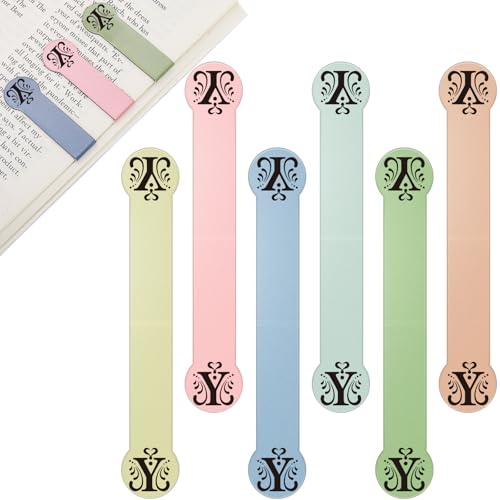 XANGNIER Magnetische Lesezeichen mit Initiale, Magnet-Lesezeichen-Clips, Geschenk für Damen und Herren, Buchliebhaber, Leser, Lehrer, Studenten, Kinder, 26 Buchstaben, personalisierbar, cooles von XANGNIER