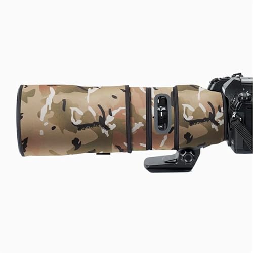 XCOAT Wasserdichte Kameralinsenhülle für Olympus M.ZD ED 300 mm F4PRO, Kamera-Regenschutz, Objektiv-Schutzhülle (MC Camouflage) von XCOAT