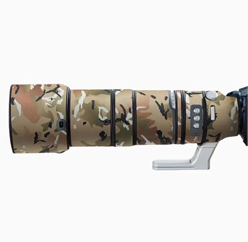 XCOAT Wasserdichter Kamera-Objektivmantel für Fujifon XF150-600 mm F/5.6-8R LM OIS WR, Kamera-Camouflage-Regenschutz, Objektiv-Schutzhülle (MC Camouflage) von XCOAT