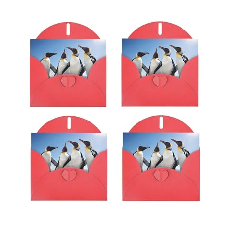 Happy Penguinbeaded Paper Holiday Cards Sticky Note Thank You Notes Blank Greeting Cards Are Suitable For All Occasions Including 10 X 15cm Envelopes von XDCYWBZDBC