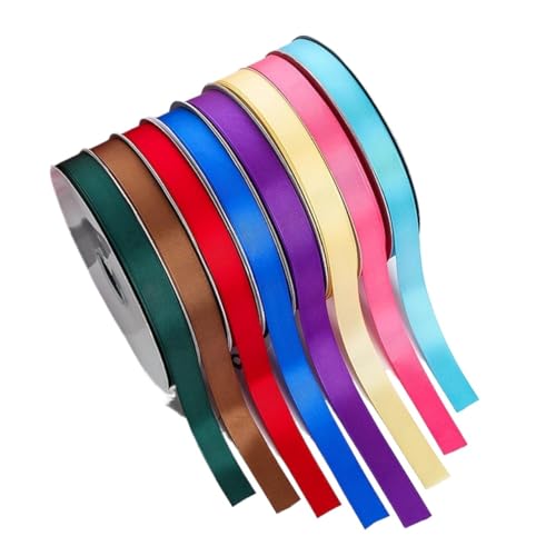 Band, 90 m Länge, Satinband, Geschenkband for Verpacken von Geschenken, 20 mm breites Polyester-Drahtband for Verpacken von Geschenken, Blumenstraußverpackungen, Dekoration, Basteln(Royal Blue) von XEIJAYI