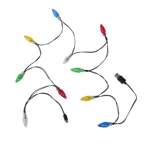 XEYYHAS USB-Ladekabel für Weihnachtslicht, USB auf Micro-USB, 139,7 cm (55 Zoll), 10 LEDs, Festival-Glühbirne, Ladekabel USB auf Micro-USB-Ladekabel von XEYYHAS