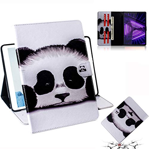 XFDSFDL® Schutzhülle für Lenovo Tab M10 Plus FHD TB-X606F (10,3 Zoll) Tablette PU Leder Hülle Flip Cover Panda Muster mit Ständer Magnetverschluss Brieftasche Ledertasche 01 von XFDSFDL