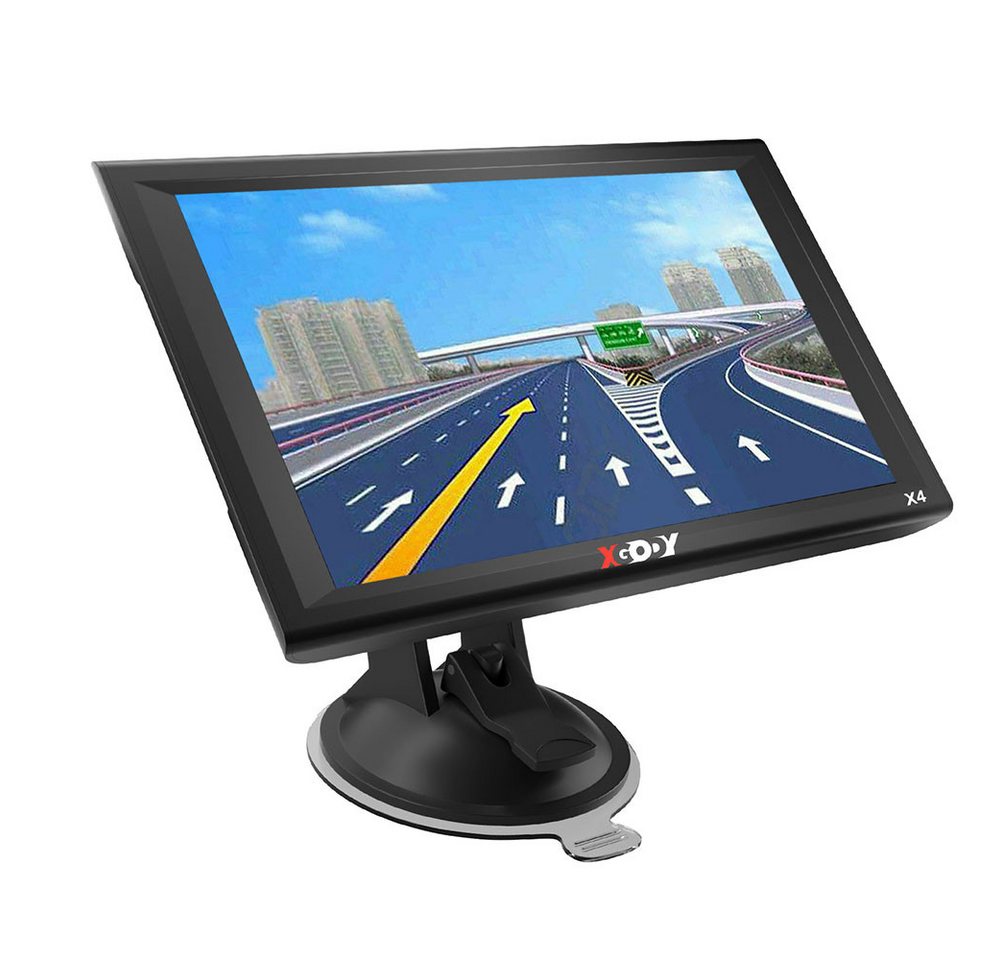 XGODY 9'' GPS Navi für Auto, LKW und Truck, 16GB+256MB Navigationsgerät (Weltweit (Europa, USA, Kanada, Mexiko), Lebenslang kostenlos, 2D/3D Kartenansicht, Sprachführung) von XGODY