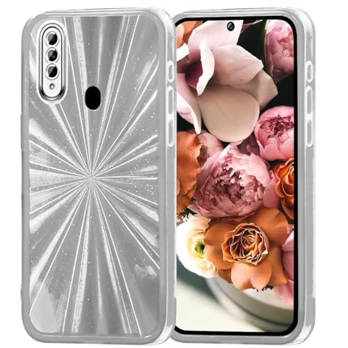 XIAOJUNJIE Hülle Glitzer für iPhone 11 PRO,Transparent Bling Hülle mit Kamera Schutzfolie,Weich Flexibel Anti-Kratzer Schutzhülle für Mädchen Frauen-Weiß von XIAOJUNJIE