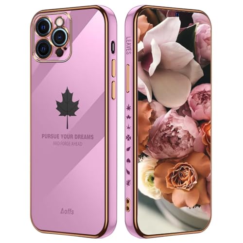 XIAOJUNJIE Hülle für iPhone XS Max Plating Hülle,Plating Stilvoll Einfarbig Weich TPU Silikon Stoßfeste Handyhülle für iPhone XS Max-Lila von XIAOJUNJIE