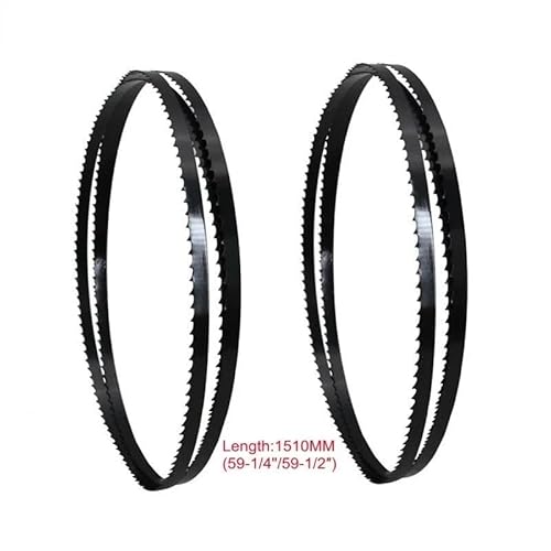 2PC 1510mm Band Sägeblatt 59-1/4 "59-1/2" 4 6 14 TPI 6,5 9,5 13mm Breite Carbon Band Säge Holzbearbeitung Werkzeuge(1510x9.5x0.35mm 14T) von XIAONIYI