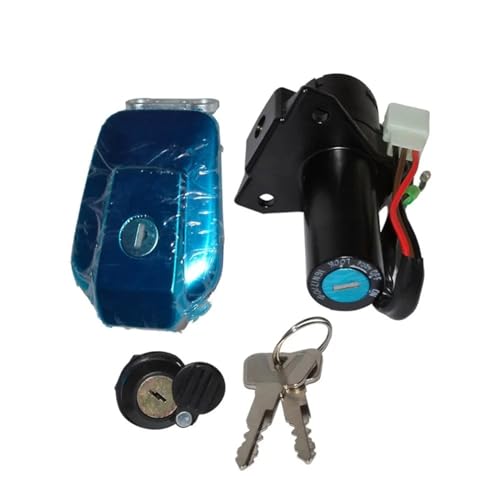 Zündschloss Motorrad Für YBR125 Für YBR 125 Motorrad Zündschloss Lock Kit Kraftstoff Gas Tank Cap Umfassen Schlüssel Zündschalter Sitzschloss von XIAOYANS