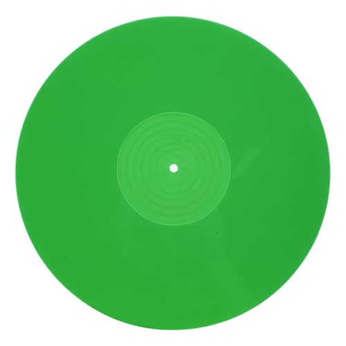 Schallplatten-Plattenspieler-Pad, akustisches Acryl, Klangqualität, LP-12-Zoll-Slipmat für antistatische Plattenspieler-Einrichtung (Grün) von XIASABA