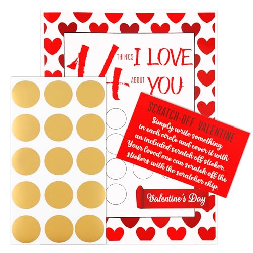 XIHIRCD Valentinstag Rubbelkarten, Lustig Valentinstagskarten, für Sie und Ihn 28 x 21cm Frech Valentinstag-Rubbel-Grußkarte Geschenk für Freund Ehemann Ehefrau Jahrestag Geburtstag von XIHIRCD