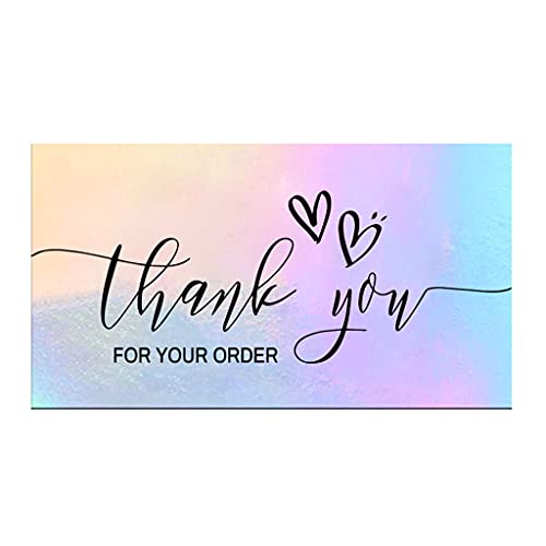 50 x Dankeskarten für Ihre Bestellung, Visitenkarten, Shopping, Dankeskarten von XINGLIDA