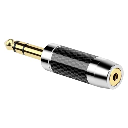 XINgjyxzk 6 35 Mm Bis 2 4 4 Mm Stereo Sound Kopfhörer Adapter Vergoldete Anschlüsse Konverter Für Mikrofone Und Kopfhörer von XINgjyxzk