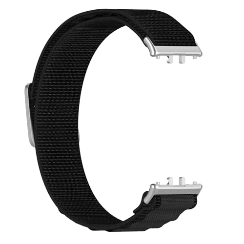 XINgjyxzk Verschleißfestes Armband Für Fit 3 Nylon Smartwatch Band Schweißfestes Armband Ersatz Handgelenkband Gürtel von XINgjyxzk