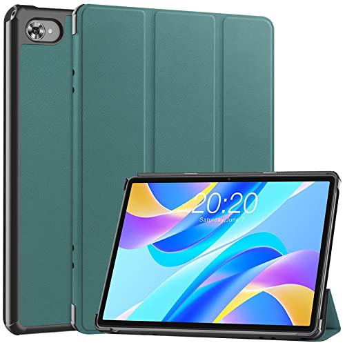 XITODA Hülle für Teclast P30S 2023, Flip Case Cover mit Standfunktion Schutzhülle für Teclast P30S 10,1 Zoll Tablet, dunkelgrün von XITODA