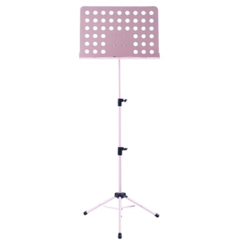 Notenständer Notenständer, Faltbar, Fett, Anhebbar, Notenständer For Gitarre, Violine, Notenständer For Dirigent, Gitarre, Notenständer Stabiler Notenständer(Pink) von XIWEISONG