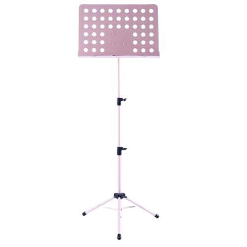 Notenständer Notenständer, Faltbar, Fett, Anhebbar, Notenständer For Gitarre, Violine, Notenständer For Dirigent, Gitarre, Notenständer Stabiler Notenständer(Pink) von XIWEISONG